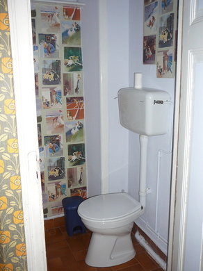 Das WC im Erdgeschoss